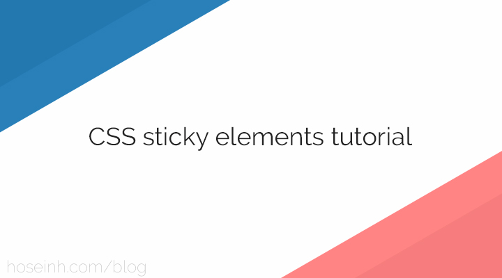 css-sticky-elements